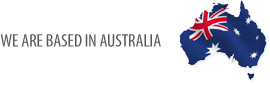we are based in Australia flag